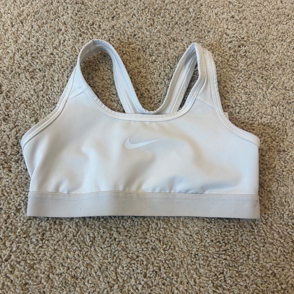 Nike Women's White Sports Bra
